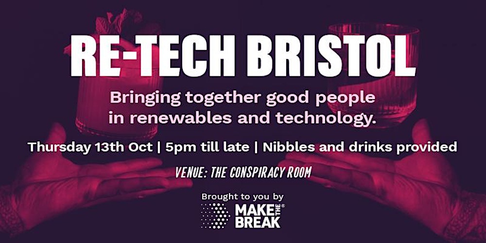 Flyer for October Re-Tech drinks